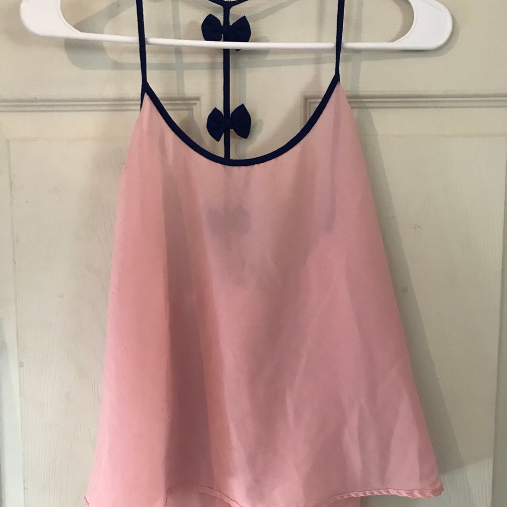 Tank top with bows